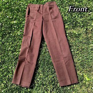 "Talbot's" dress trousers, brown, EUC, 8
